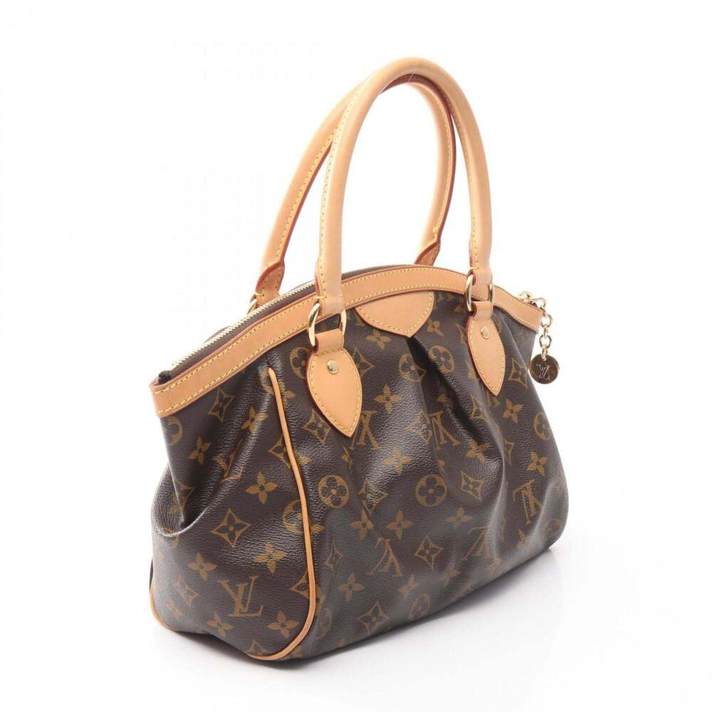 LOUIS VUITTON Authentic Brown Monogram Leather Bag - Picture 2 of 9